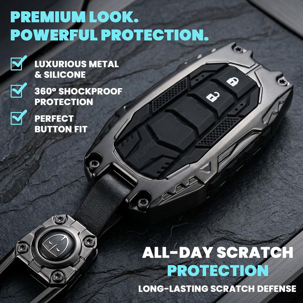 HyCross Hilux 2 Button Metal Silicone Case